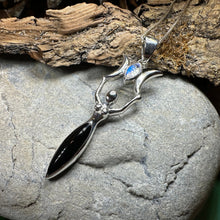Load image into Gallery viewer, Goddess Necklace, Danu Pendant, Celtic Jewelry, Anniversary Gift, Celestial Jewelry, Moonstone Necklace, Irish Jewelry, Mom Gift, Wife Gift