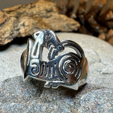 Load image into Gallery viewer, Celtic Dragon Ring, Celtic Ring, Norse Ring, Large Silver Ring, Irish Ring, Irish Dance Gift, Anniversary Gift, Ireland Ring, Wiccan Ring