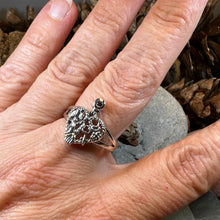 Load image into Gallery viewer, Cimaruta Ring, Italian Ring, Wiccan Jewelry, Celtic Jewelry, Pagan Ring, Witch Gift, Protection Charm, Pagan Ring, Amethyst Wiccan Ring