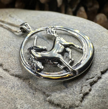 Load image into Gallery viewer, Unicorn Necklace, Scotland Jewelry, Fantasy Necklace, Gift for Her, Mythical Creature, Graduation Gift, Anniversary Gift, Scottish Gift