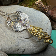 Load image into Gallery viewer, Golden Fire Phoenix Necklace