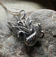 Load image into Gallery viewer, Swan Necklace, Children of Lir Jewelry, Celtic Jewelry, Mom Gift, Nature Necklace, Irish Jewelry, Ireland Jewelry, Nature Necklace