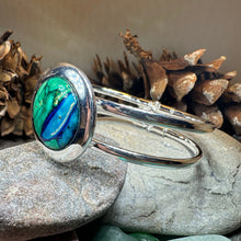 Load image into Gallery viewer, Scotland Heather Bracelet, Scottish Jewelry, Outlander Jewelry, Nature Jewelry, Friendship Gift, Mom Gift, Celtic Bracelet, Heather Gem Gift