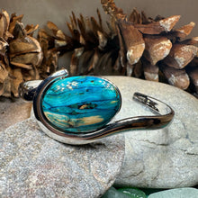 Load image into Gallery viewer, Scotland Heather Bracelet, Scottish Jewelry, Outlander Jewelry, Nature Jewelry, Friendship Gift, Mom Gift, Celtic Bracelet, Heather Gem Gift