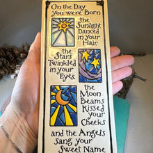 Load image into Gallery viewer, Birthday Wall Art, Encouragement Gift, Ceramic Wall Plaque, New Baby Gift, Graduation Gift, Baby Nursery Decor, Teenager Gift, Sobriety Gift