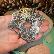 Load image into Gallery viewer, Large Celtic Cara Brooch