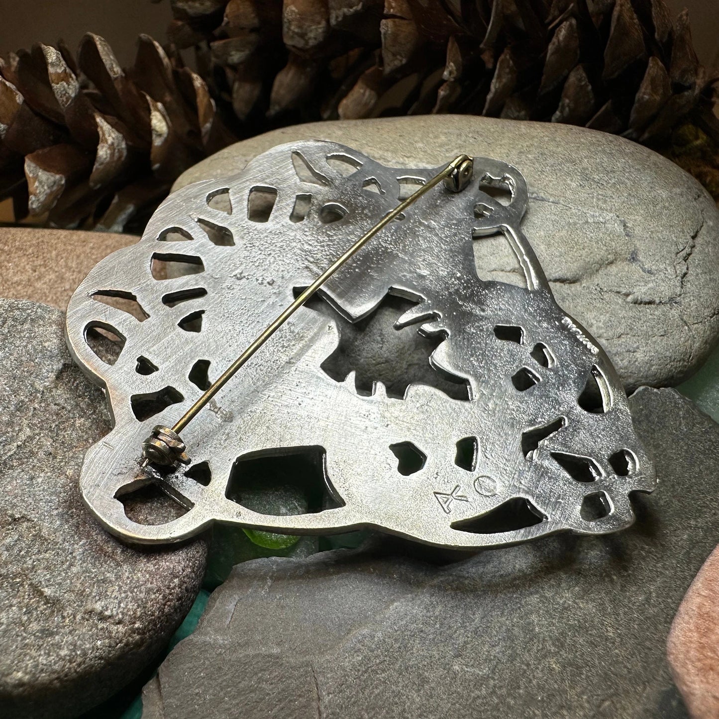 Large Celtic Cara Brooch - Handmade in Scotland — view 8