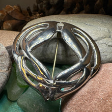 Load image into Gallery viewer, Celtic Knot Brooch, Celtic Jewelry, Irish Jewelry, Scotland Brooch, Celtic Brooch, Anniversary Gift, Celtic Pin, Ireland Gift, Norse Brooch