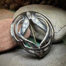 Load image into Gallery viewer, Celtic Knot Brooch, Celtic Jewelry, Irish Jewelry, Scotland Brooch, Celtic Brooch, Anniversary Gift, Celtic Pin, Ireland Gift, Norse Brooch