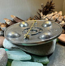 Load image into Gallery viewer, Celtic Fireman Brooch, Celtic Knot Jewelry, Irish Jewelry, Scotland Jewelry, Anniversary Gift, Tartan Pin, Viking Jewelry, Fire & Rescue Pin