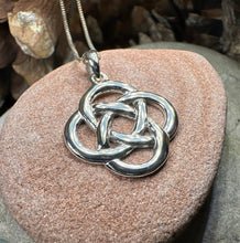 Load image into Gallery viewer, Celtic Necklace, Dara Knot Jewelry, Irish Pendant, Ireland Gift, Scottish Necklace, Celtic Knot Pendant, Friendship Gift, Norse Jewelry