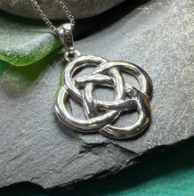 Load image into Gallery viewer, Celtic Necklace, Dara Knot Jewelry, Irish Pendant, Ireland Gift, Scottish Necklace, Celtic Knot Pendant, Friendship Gift, Norse Jewelry