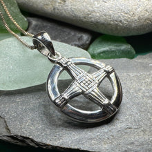 Load image into Gallery viewer, Saint Brigid's Cross, Celtic Cross Pendant, Religious Jewelry, Irish Jewelry, Bridal Jewelry, Anniversary Gift, St. Bridget's Cross Jewelry
