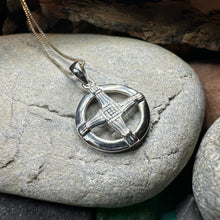 Load image into Gallery viewer, Saint Brigid's Cross, Celtic Cross Pendant, Religious Jewelry, Irish Jewelry, Bridal Jewelry, Anniversary Gift, St. Bridget's Cross Jewelry