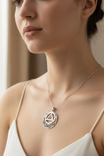 Load image into Gallery viewer, Celtic Sobriety Necklace, Recovery Pendant, AA Jewelry, Alcoholics Anonymous Pendant, 12 Step Gift, Sobriety Anniversary, Soberversary