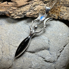 Load image into Gallery viewer, Goddess Necklace, Danu Pendant, Celtic Jewelry, Anniversary Gift, Celestial Jewelry, Moonstone Necklace, Irish Jewelry, Mom Gift, Wife Gift