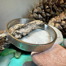 Load image into Gallery viewer, Christian Prayer Bracelet, Christian Jewelry, Recovery Cross Gift, Sponsor Gift, Bangle Bracelet, Religious Prayer, AA Gift, Encouragement