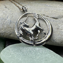 Load image into Gallery viewer, Unicorn Necklace, Scotland Jewelry, Fantasy Necklace, Gift for Her, Mythical Creature, Graduation Gift, Anniversary Gift, Scottish Gift
