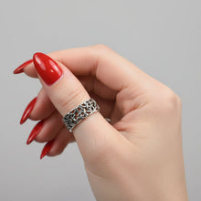 Load image into Gallery viewer, Trinity Knot Ring, Celtic Ring, Promise Ring, Silver Man's Ring, Irish Ring, Irish Dance Gift, Anniversary Gift, Ireland Ring, Silver Band