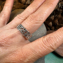 Load image into Gallery viewer, Trinity Knot Ring, Celtic Ring, Promise Ring, Silver Man's Ring, Irish Ring, Irish Dance Gift, Anniversary Gift, Ireland Ring, Silver Band