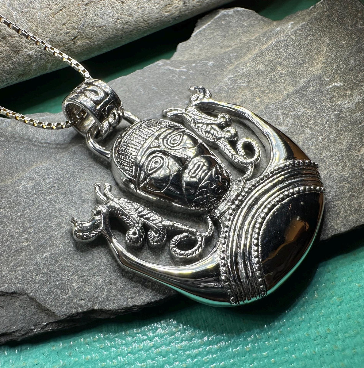 Hunt Master Cernunnos Necklace – Celtic Crystal Design Jewelry