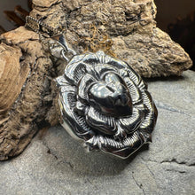 Load image into Gallery viewer, Celtic Cross Necklace, Rose Cross Pendant, Rosy Cross Jewelry, Scotland Jewelry, Large Ladies Cross, Medieval Cross, Religious Jewelry