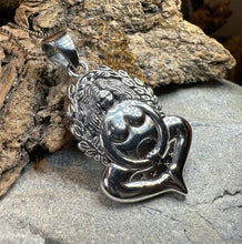 Load image into Gallery viewer, Goddess Necklace, Mother Earth Pendant, Fertility Jewelry, Pregnancy Gift, Pagan Jewelry, Gaia Necklace, Danu Pendant, Mom Gift, Wife Gift