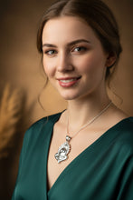 Load image into Gallery viewer, Goddess Necklace, Mother Earth Pendant, Fertility Jewelry, Pregnancy Gift, Pagan Jewelry, Gaia Necklace, Danu Pendant, Mom Gift, Wife Gift