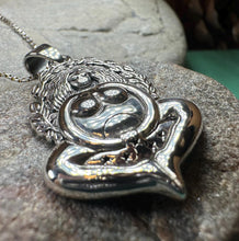 Load image into Gallery viewer, Goddess Necklace, Mother Earth Pendant, Fertility Jewelry, Pregnancy Gift, Pagan Jewelry, Gaia Necklace, Danu Pendant, Mom Gift, Wife Gift