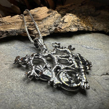 Load image into Gallery viewer, Cimaruta Pendant, Italian Jewelry, Wiccan Jewelry, Celtic Pagan Pendant, Witch Gift, Protection Charm, Evil Eye Amulet, Stregheria Jewelry