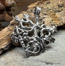 Load image into Gallery viewer, Cimaruta Pendant, Italian Jewelry, Wiccan Jewelry, Celtic Pagan Pendant, Witch Gift, Protection Charm, Evil Eye Amulet, Stregheria Jewelry