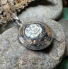 Load image into Gallery viewer, Archangel Michael Sigil Pendant, Angel Necklace, Spiritual Jewelry, St. Michael Necklace, Guardian Angel, Police Jewelry, Protection Charm