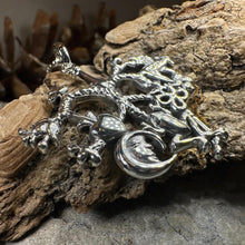 Load image into Gallery viewer, Cimaruta Pendant, Italian Jewelry, Wiccan Jewelry, Celtic Pagan Pendant, Witch Gift, Protection Charm, Evil Eye Amulet, Stregheria Jewelry