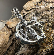 Load image into Gallery viewer, Cimaruta Pendant, Italian Jewelry, Wiccan Jewelry, Celtic Pagan Pendant, Witch Gift, Protection Charm, Evil Eye Amulet, Stregheria Jewelry