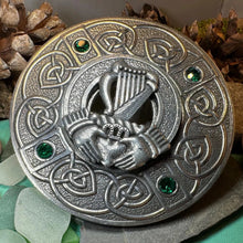 Load image into Gallery viewer, Irish Spirit Claddagh Plaid Pin
