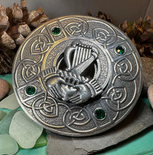 Load image into Gallery viewer, Irish Spirit Claddagh Plaid Pin