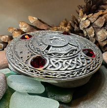 Load image into Gallery viewer, Celtic Fireman Brooch, Celtic Knot Jewelry, Irish Jewelry, Scotland Jewelry, Anniversary Gift, Tartan Pin, Viking Jewelry, Fire & Rescue Pin