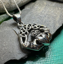 Load image into Gallery viewer, Claddagh Heart Necklace