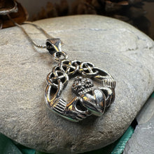 Load image into Gallery viewer, Claddagh Heart Necklace
