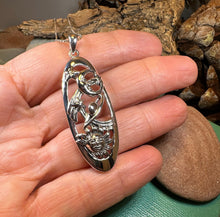 Load image into Gallery viewer, Galaxy Necklace, Moon Necklace, Celestial Jewelry, Sun Pendant, Celtic Jewelry, Anniversary Gift, Wiccan Jewelry, Pagan Necklace, Science