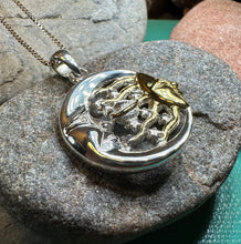 Load image into Gallery viewer, Golden Universe Sun & Moon Necklace
