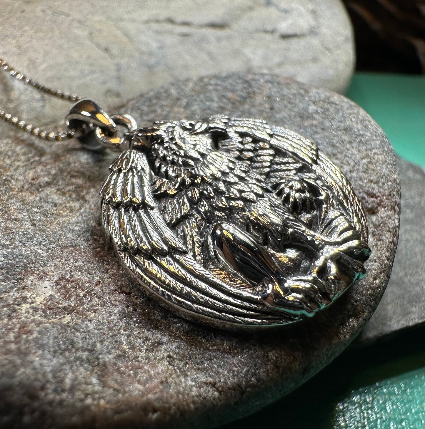 Griffin Necklace, Celtic Jewelry, Gryphon Pendant, Medieval Jewelry, Mythology Gift, Pagan Jewelry, Viking Jewelry, Gothic Jewelry