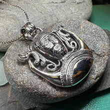 Load image into Gallery viewer, Cernunnos Necklace, Horned God Pendant, Celtic Jewelry, Forest Lover Gift, Pagan Druid Jewelry, Nature Gift, Irish Jewelry, Cernunn, Herne