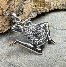 Load image into Gallery viewer, Trinacria Necklace, Italian Triskelion Pendant, Mystical Jewelry, Sicilian Symbol, Pagan Pendant, Sicily Gift, Medusa Pendant