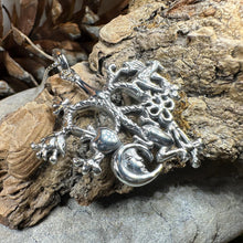 Load image into Gallery viewer, Cimaruta Pendant, Italian Jewelry, Wiccan Jewelry, Celtic Pagan Pendant, Witch Gift, Protection Charm, Evil Eye Amulet, Stregheria Jewelry