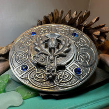 Load image into Gallery viewer, Scottish Pride Thistle Plaid Pin