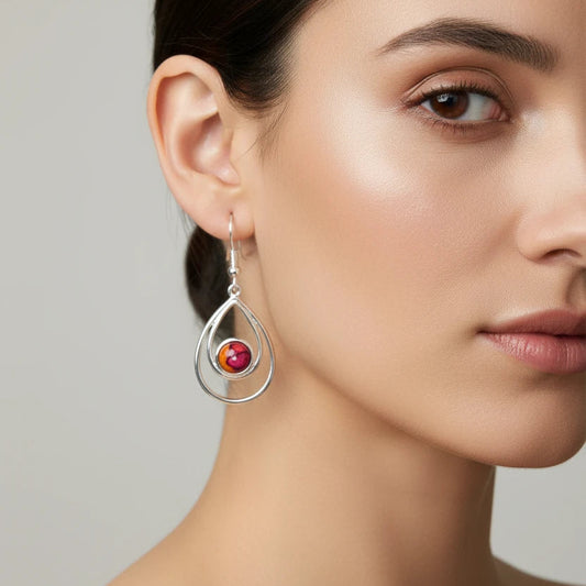 Heathergems Scottish Celtic Drop Earrings