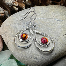 Load image into Gallery viewer, Heathergems Scottish Celtic Drop Earrings