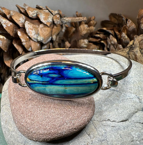 Load image into Gallery viewer, Scottish Heathergems Celtic Bracelet - Handmade in Scotland