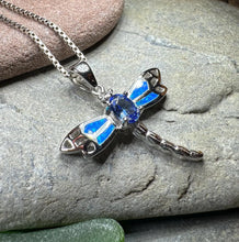 Load image into Gallery viewer, Blue Dream Dragonfly Necklace